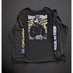 Boyz in the Hood Shirt Black Long Sleeve Mens XL Doughboy Ice Cube South Central